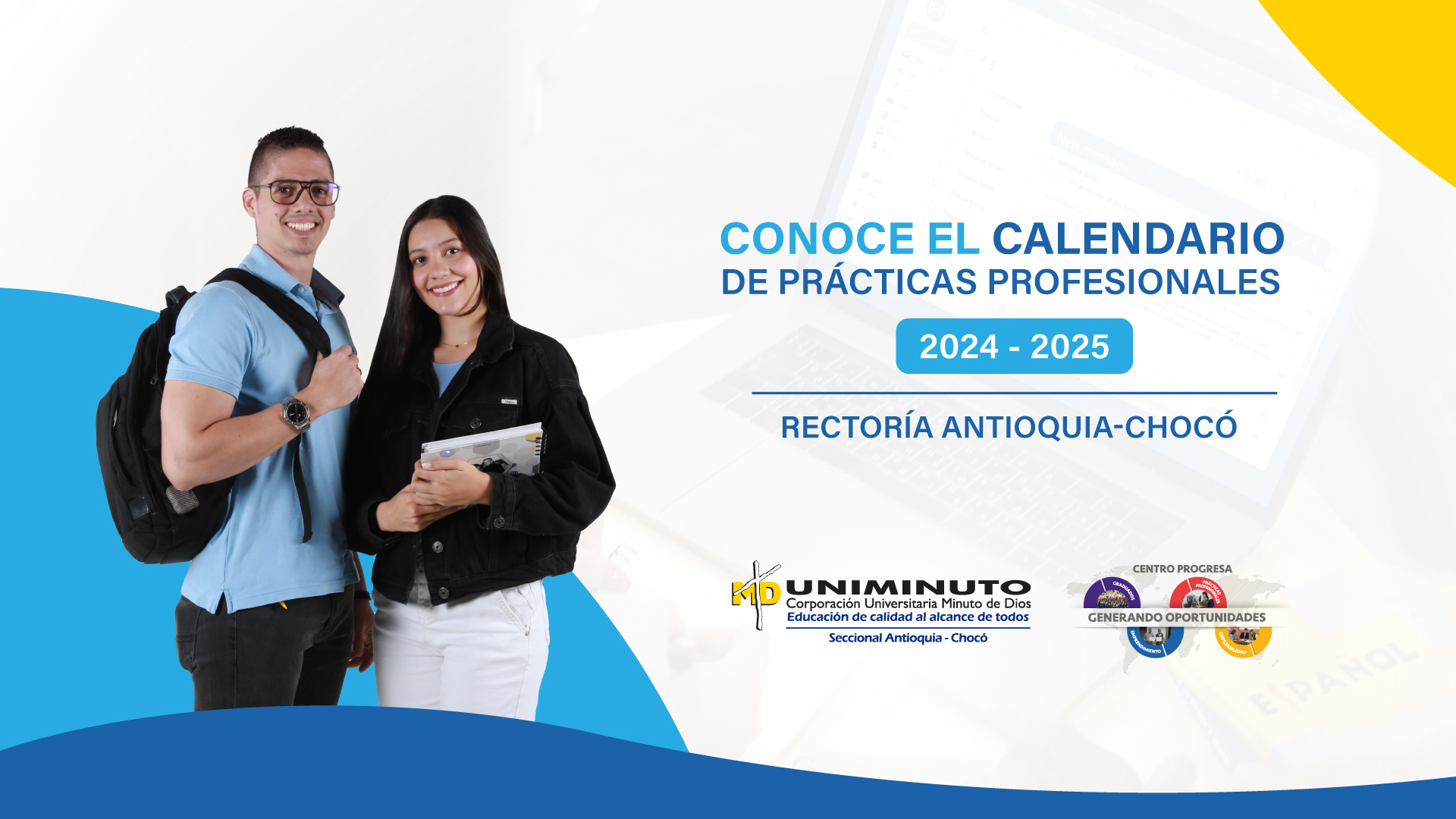 Calendario de prácticas profesional - Inicio